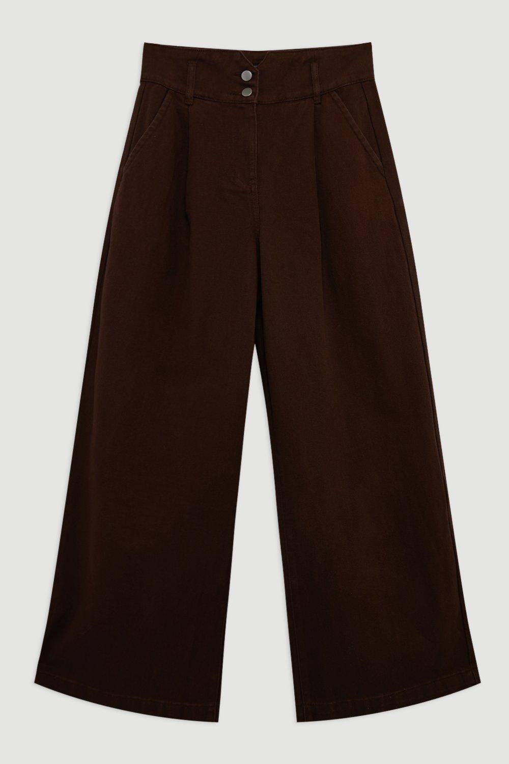 KarenMillen Pantalon en jean à jambes larges