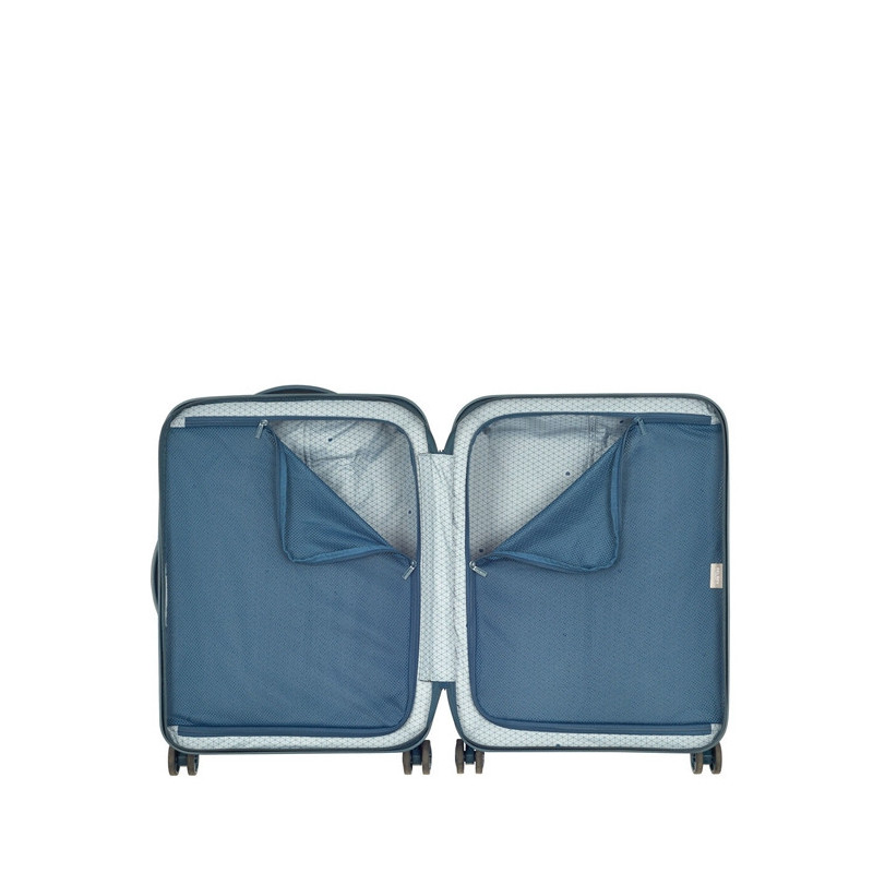 Valise cabine rigide Turenne Slim 55 cm Bleu