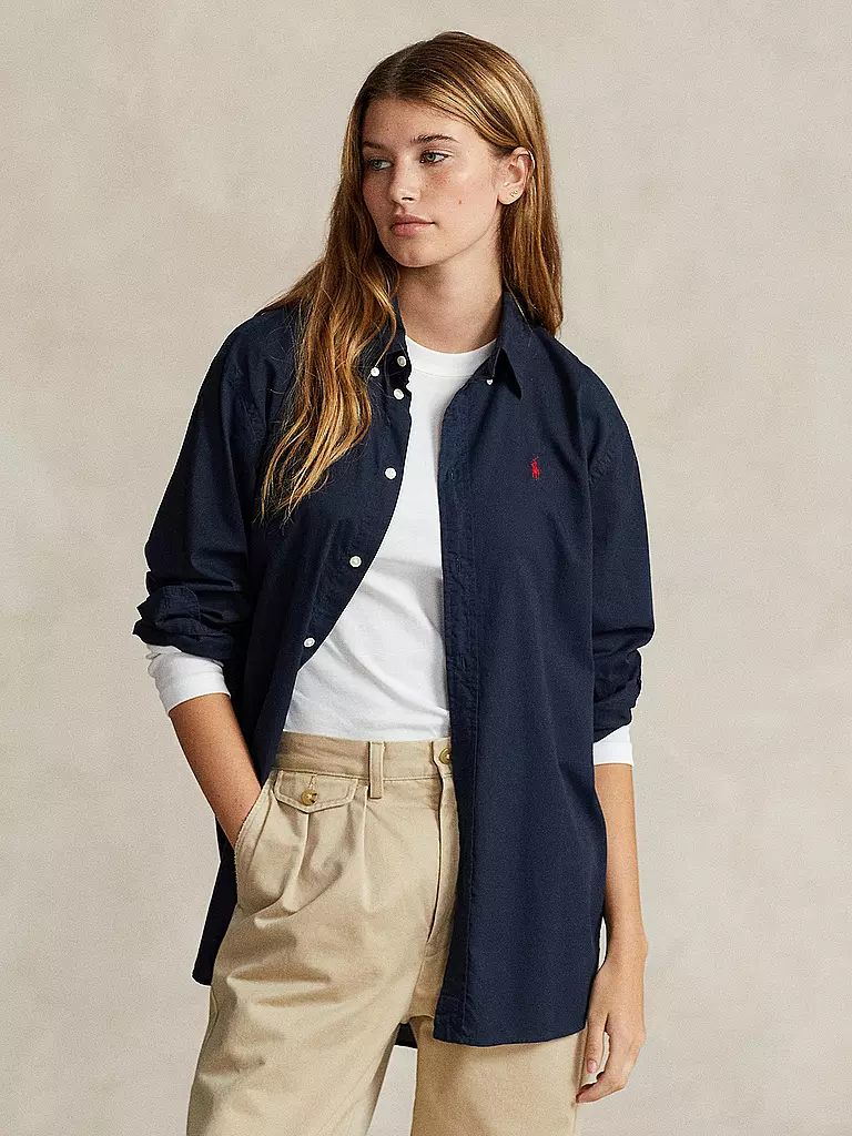 POLO RALPH LAUREN Hemdbluse dunkelblau