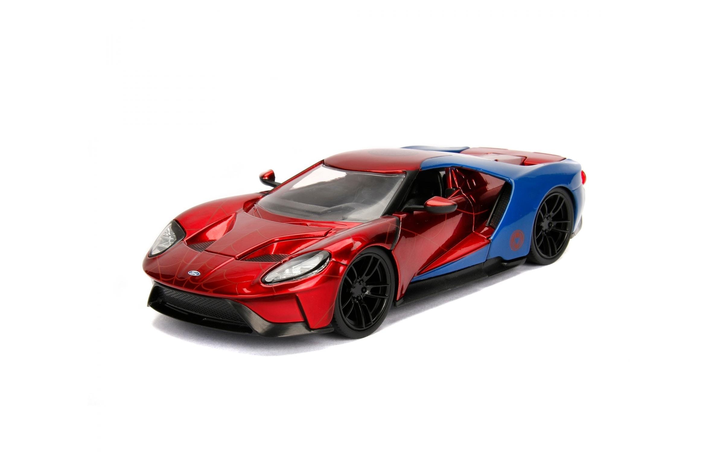 Sportwagen Marvel Spiderman 2017 Ford GT 1:24Spiderman 2017 Ford GT Sammlermodell im Massstab 1:24
