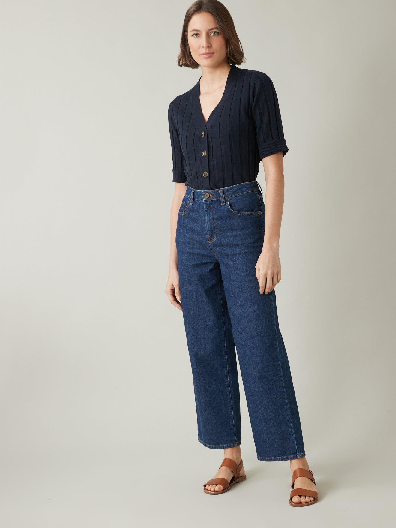 Jean Large Femme Emilie - Coton biologique, délavage écoresponsable