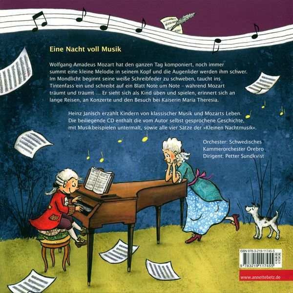 Annette Betz Verlag Nachtmusik Musikbilderbuch