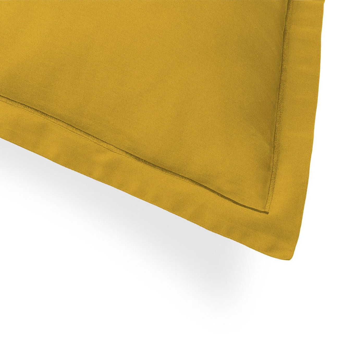 Febronie 2 Taies d'oreiller en Satin de Coton Julia jaunes