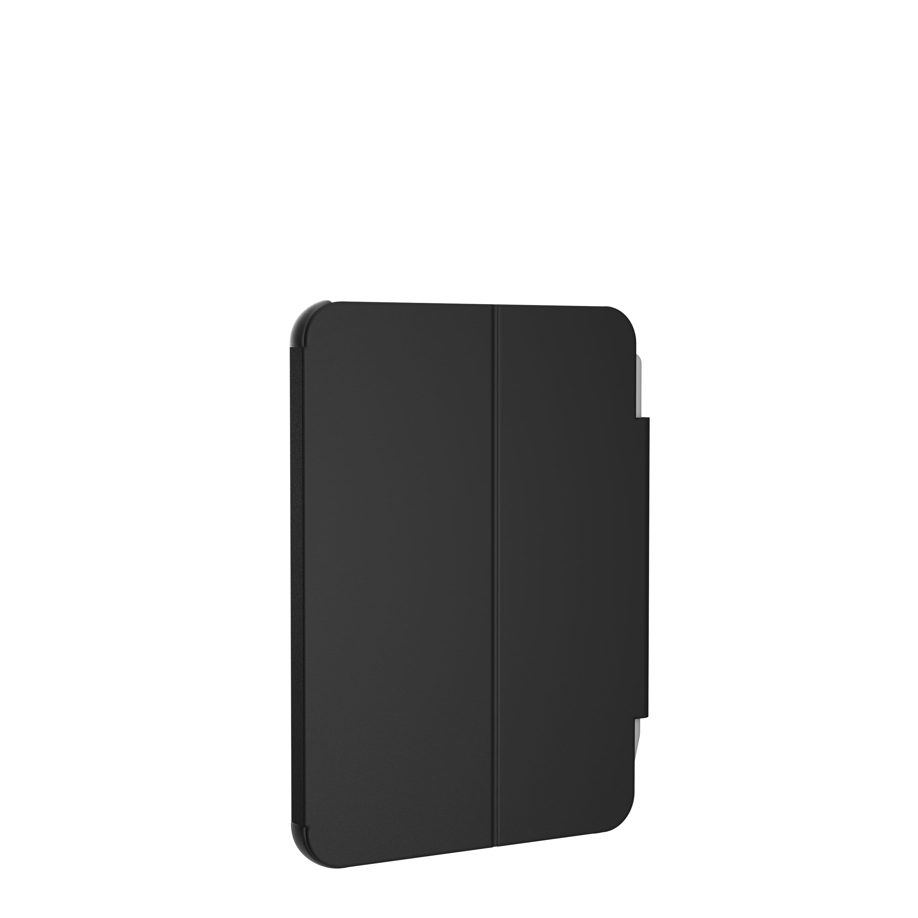 iPad Mini 7 (2024) / Mini 6 (2021) Schutzhülle Plyo Case (123282114043) - Transparent / Schwarz (Ice)