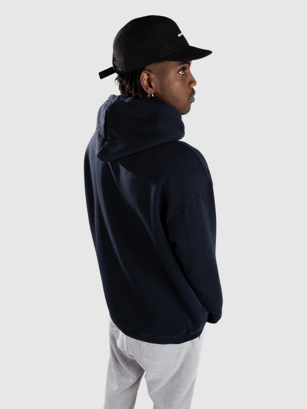 Blue Tomato Centered Mini Logo Hoodie blue nights