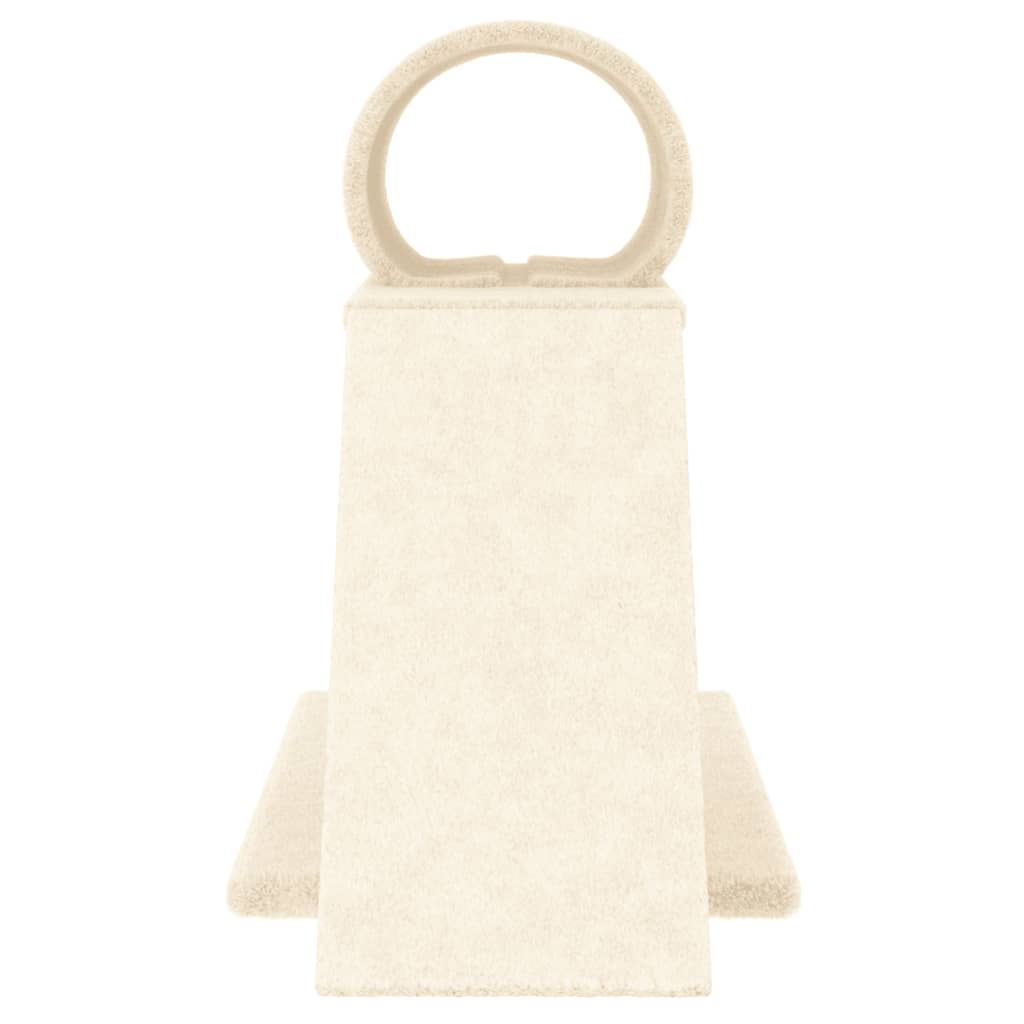 Arranhador para Gatos vidaXL com Túnel e Escada, Creme, 55,5 cm