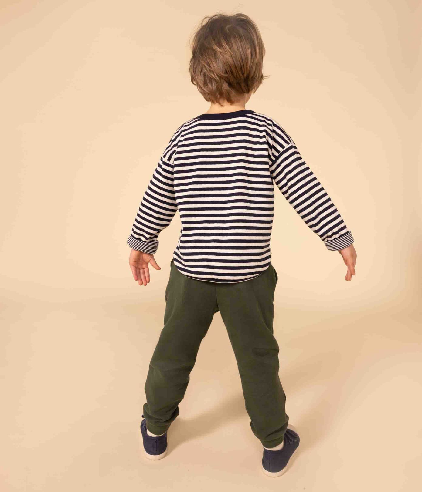 Tee-shirt manches longues en tubique enfant garçon