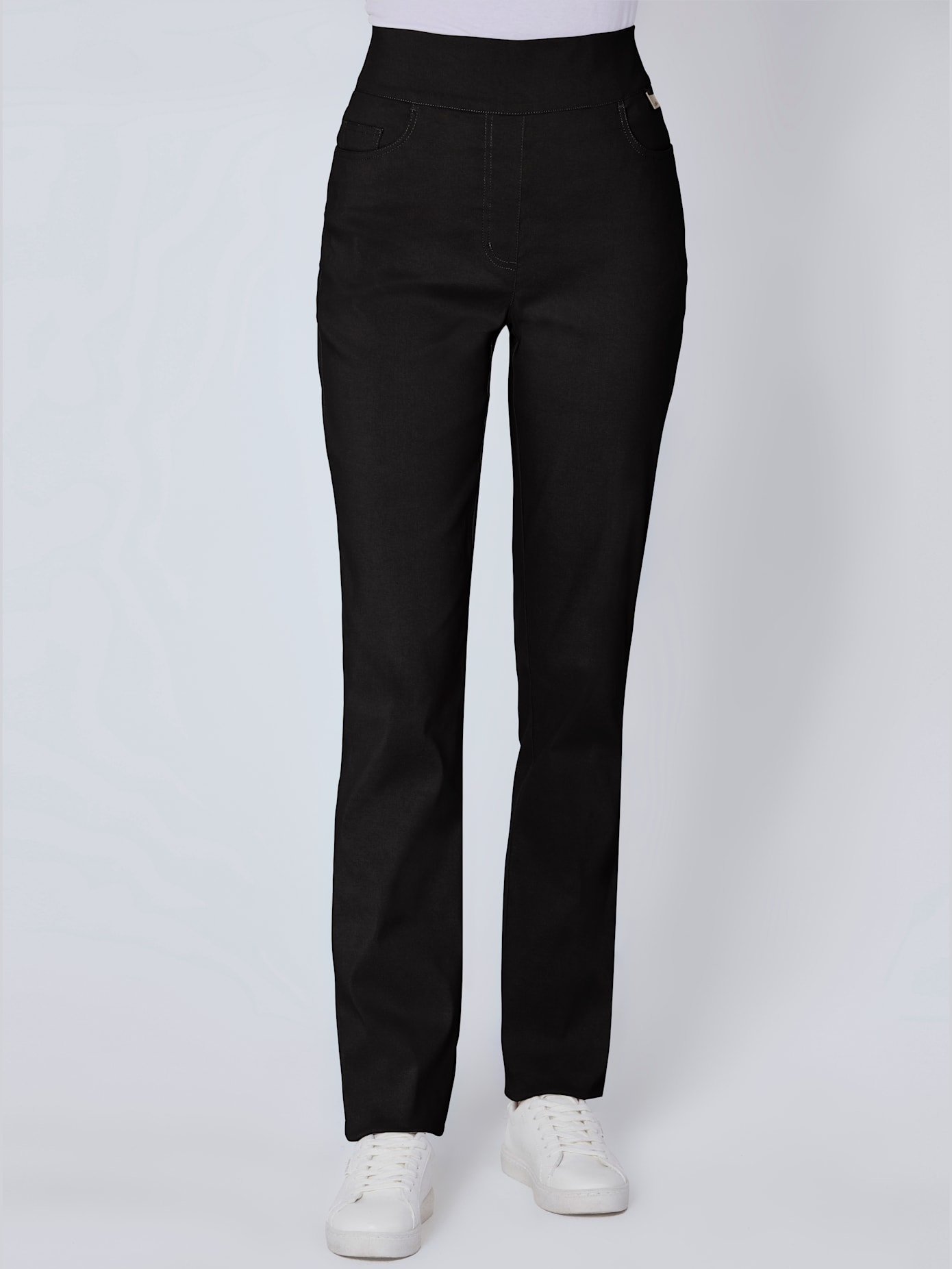 Pantalon lyocell large ceinture élastique