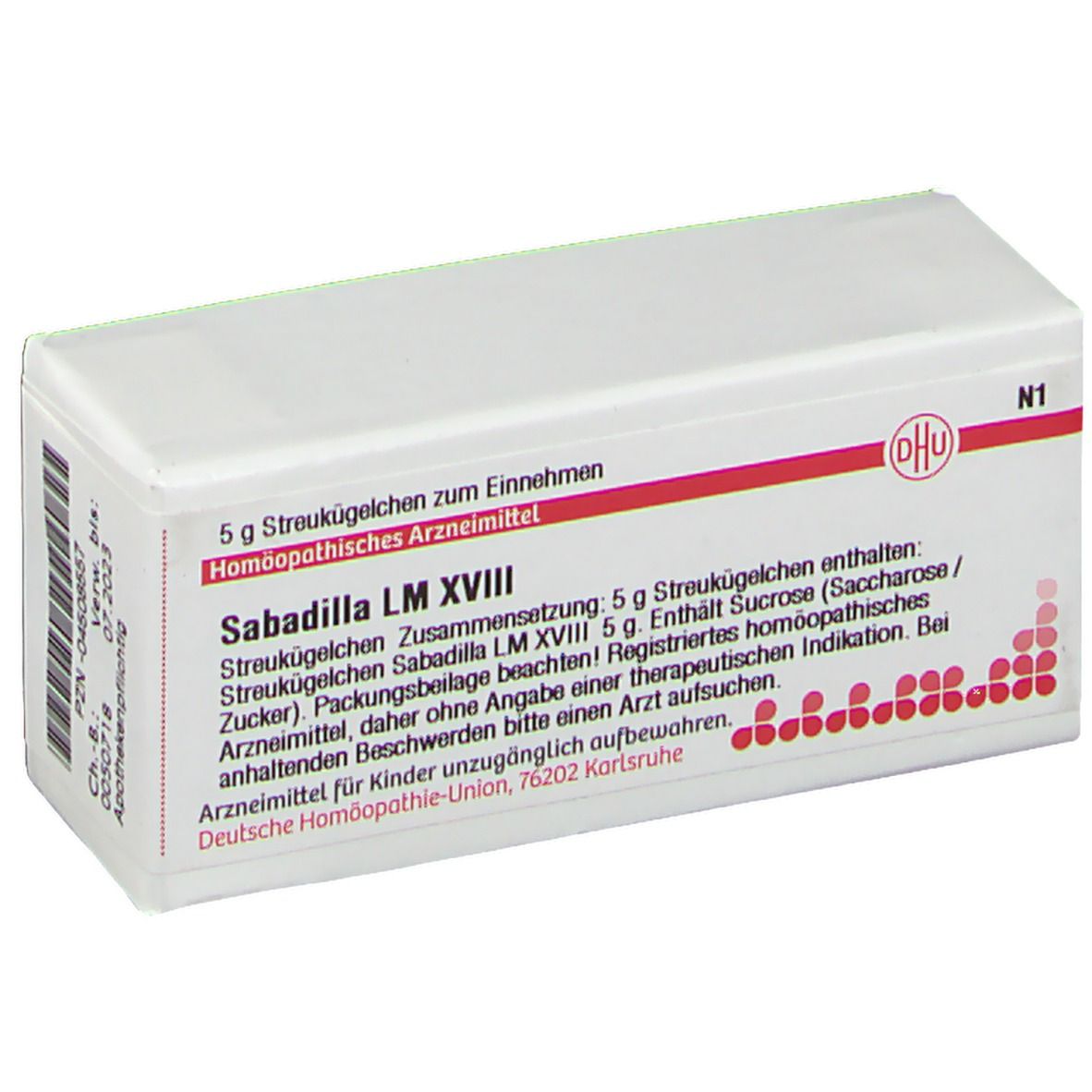 DHU Sabadilla LM XVIII
