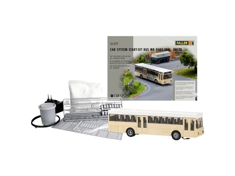 Faller 161479 Start-Set Bus MB O405 inkl. Decos Car System H0 Køretøj
