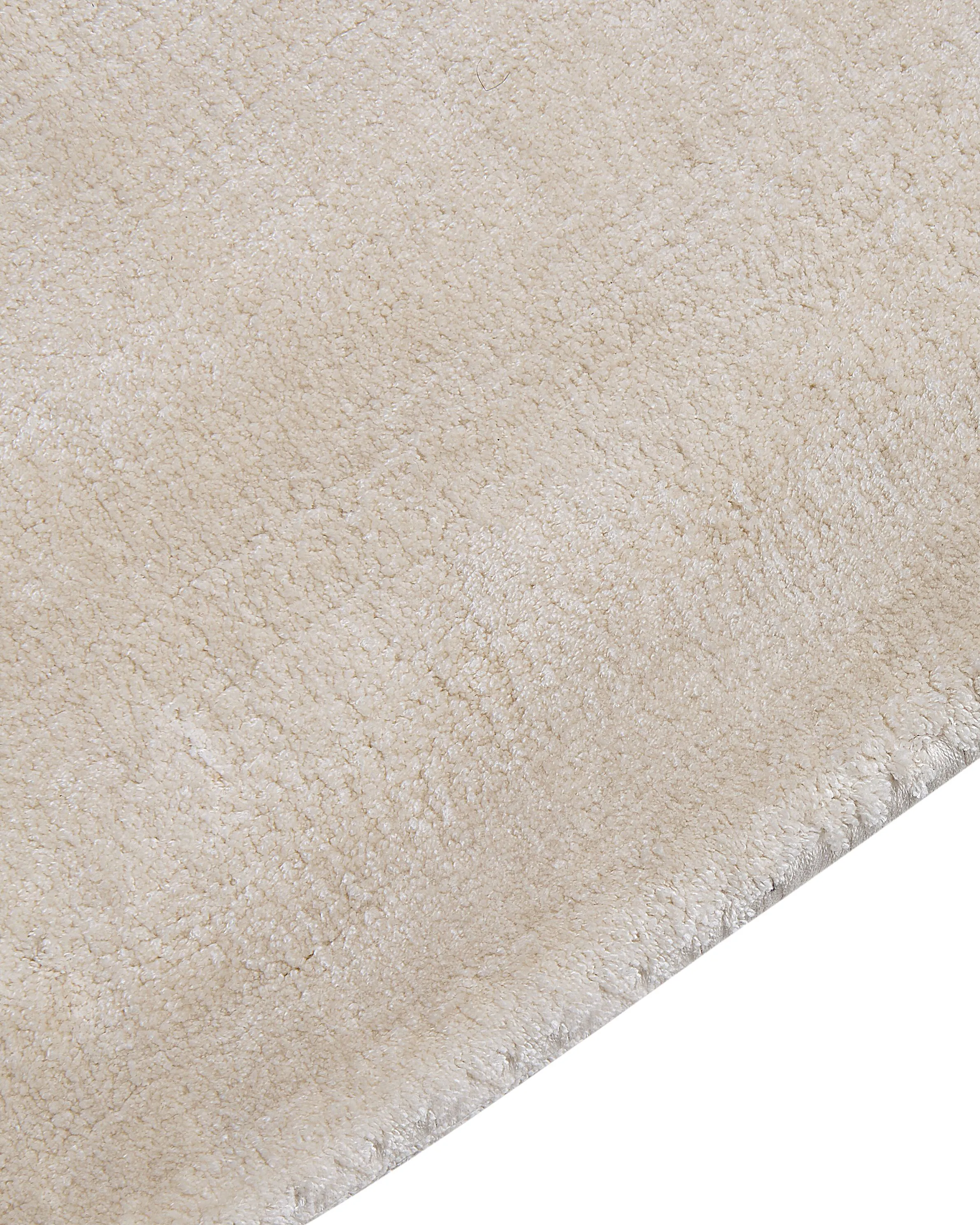 Vloerkleed GESI II Lichtbeige 160 x 230 cm Viscose
