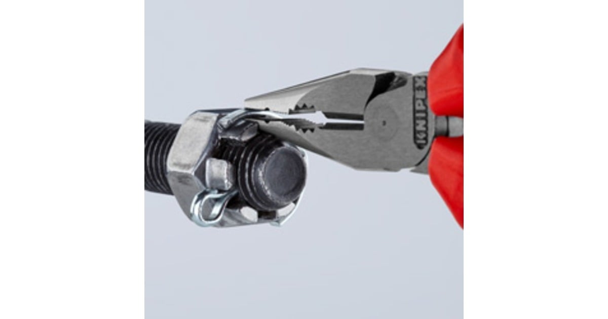 KNIPEXSpitsbek Combinatietang VDE 0826145  (Rood/geel, Geïsoleerd tot 1000 V)