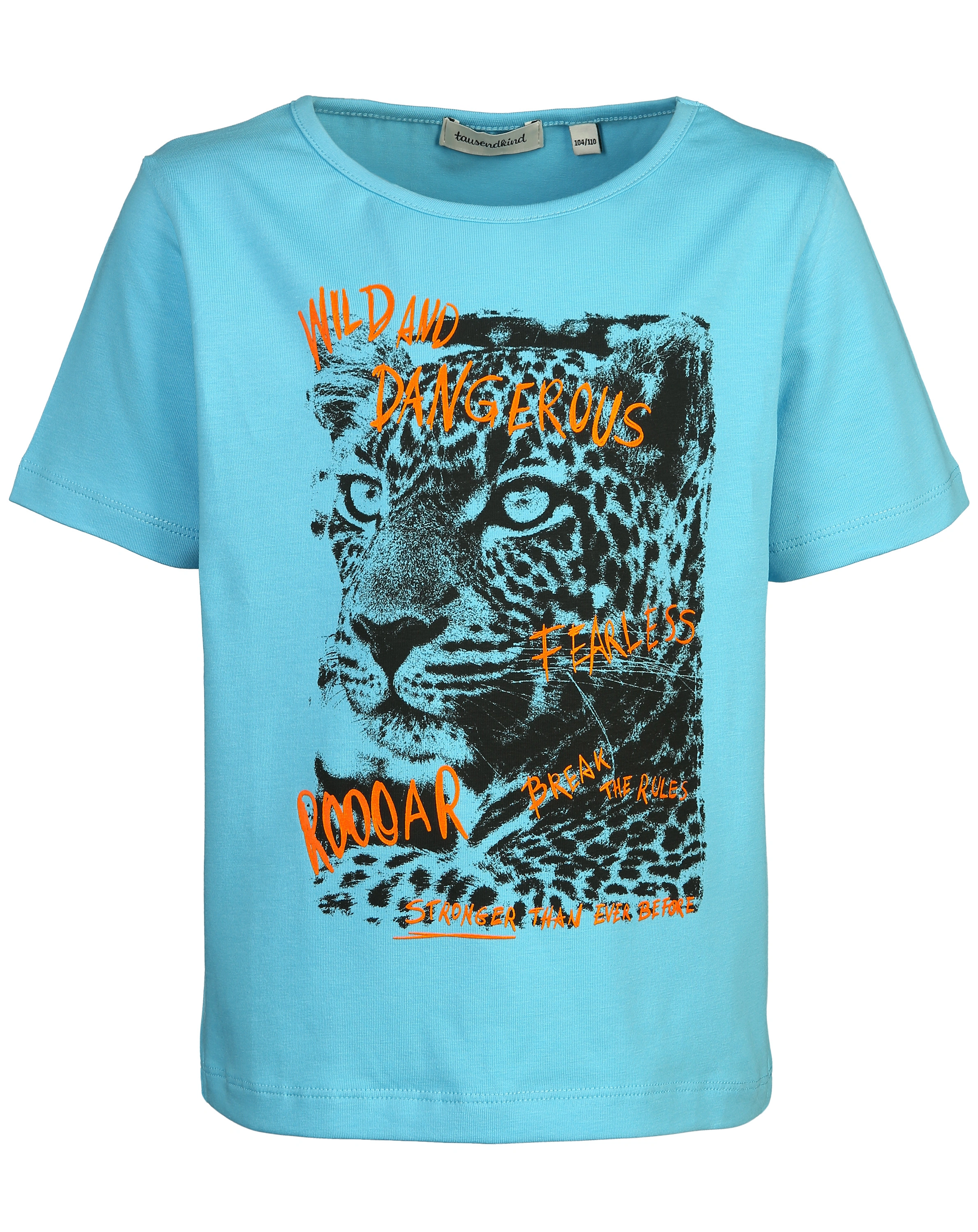 T-Shirt  LEOPARD in blau