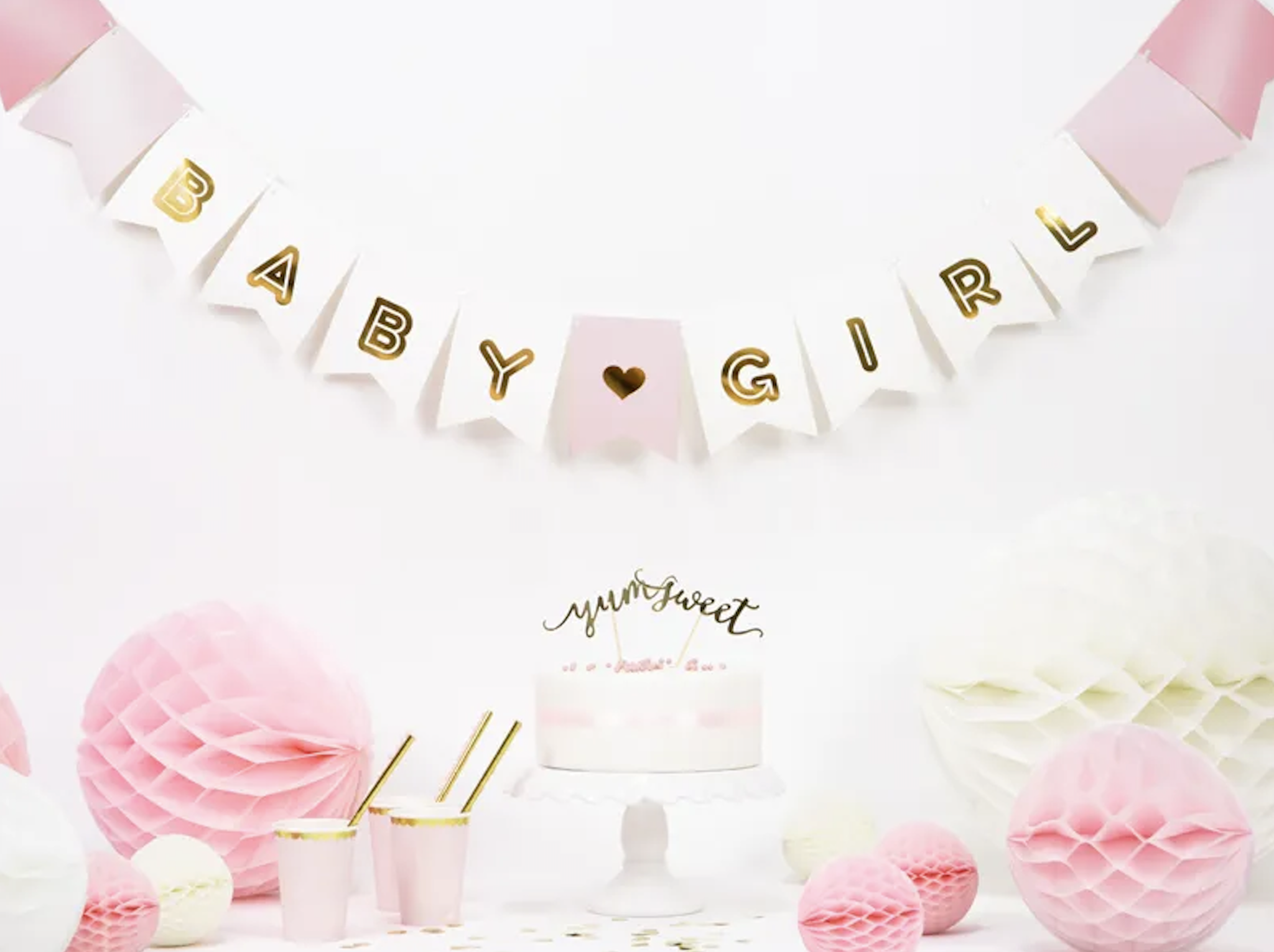 Letterslinger Geboorte Meisje Baby Girl 1,75m