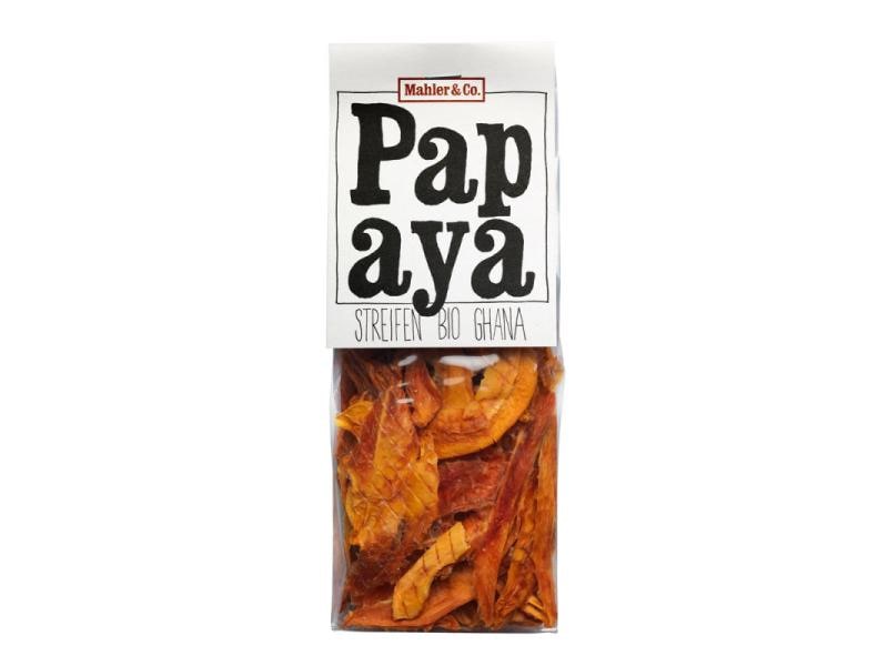Mahler & Co. Bio Papaya Streifen 110 g Bio-Papaya