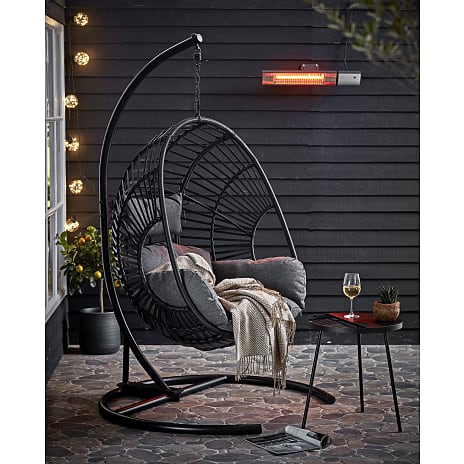 HORTUS terrassevarmer, 1500W - grå