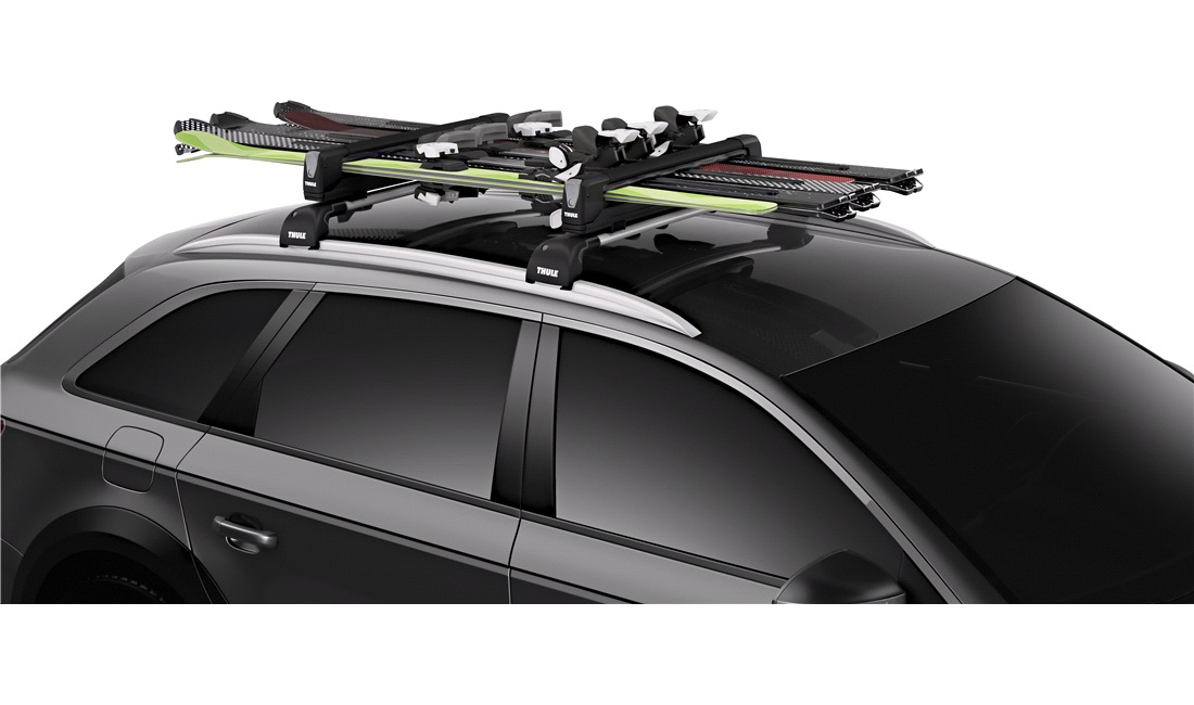 Skiholder Thule SnowPack,sort, 5 par ski