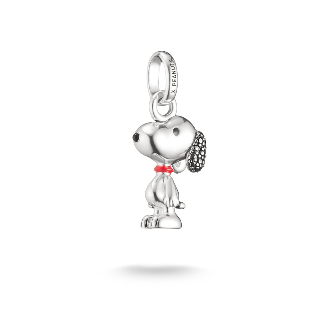 Thomas Sabo Charm-Anhänger Snoopy Pavé PEANUTS Connect Silber