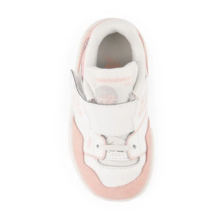New Balance Baskets Lacets et Scratchs 550 Classic | Rose pâle