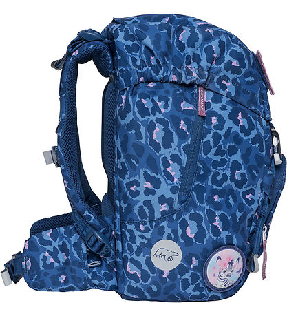 Beckmann Schulranzen - Classic+ - Cheetah - Dunkelblau