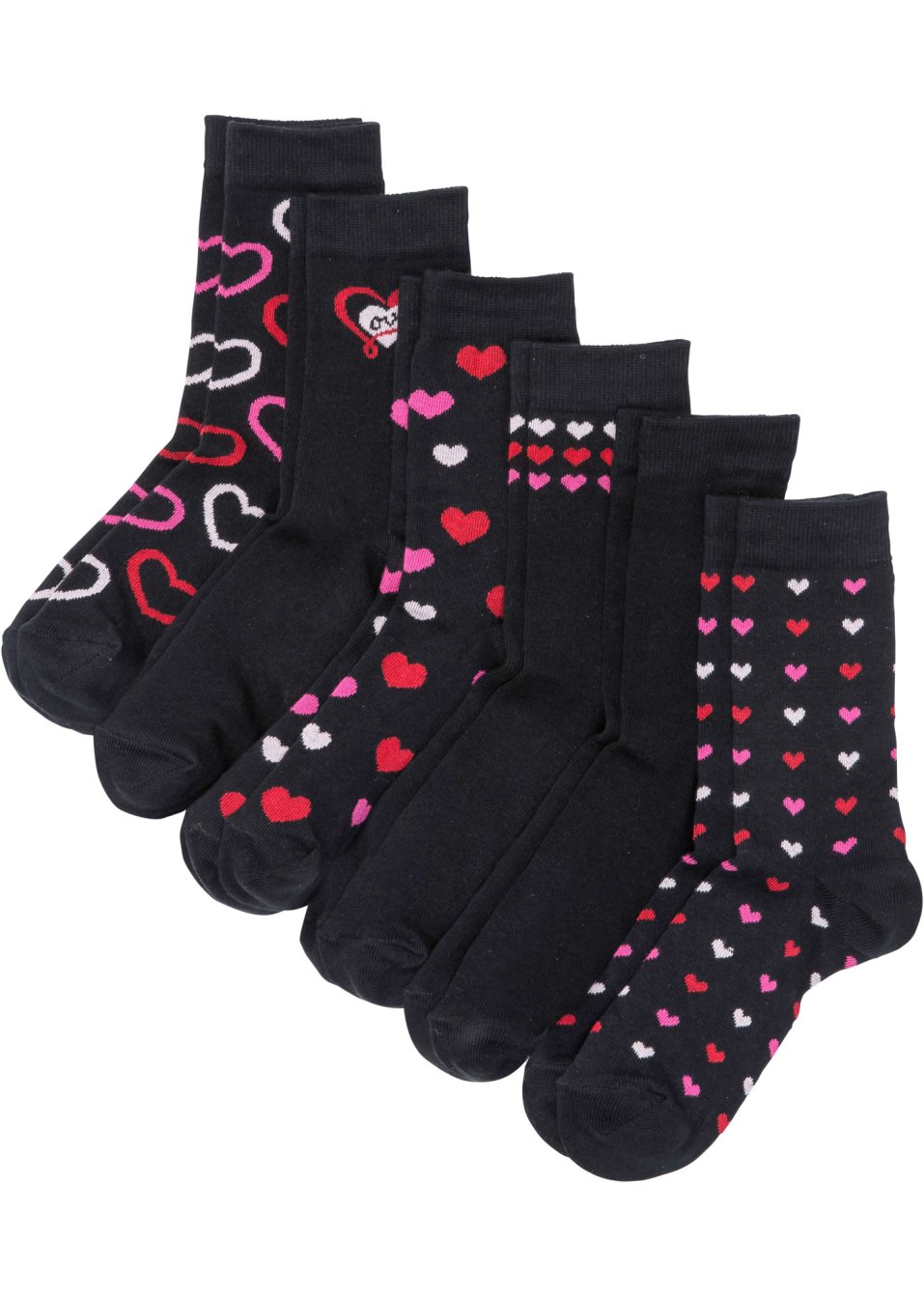 Lot de 6 paires de chaussettes femme coton