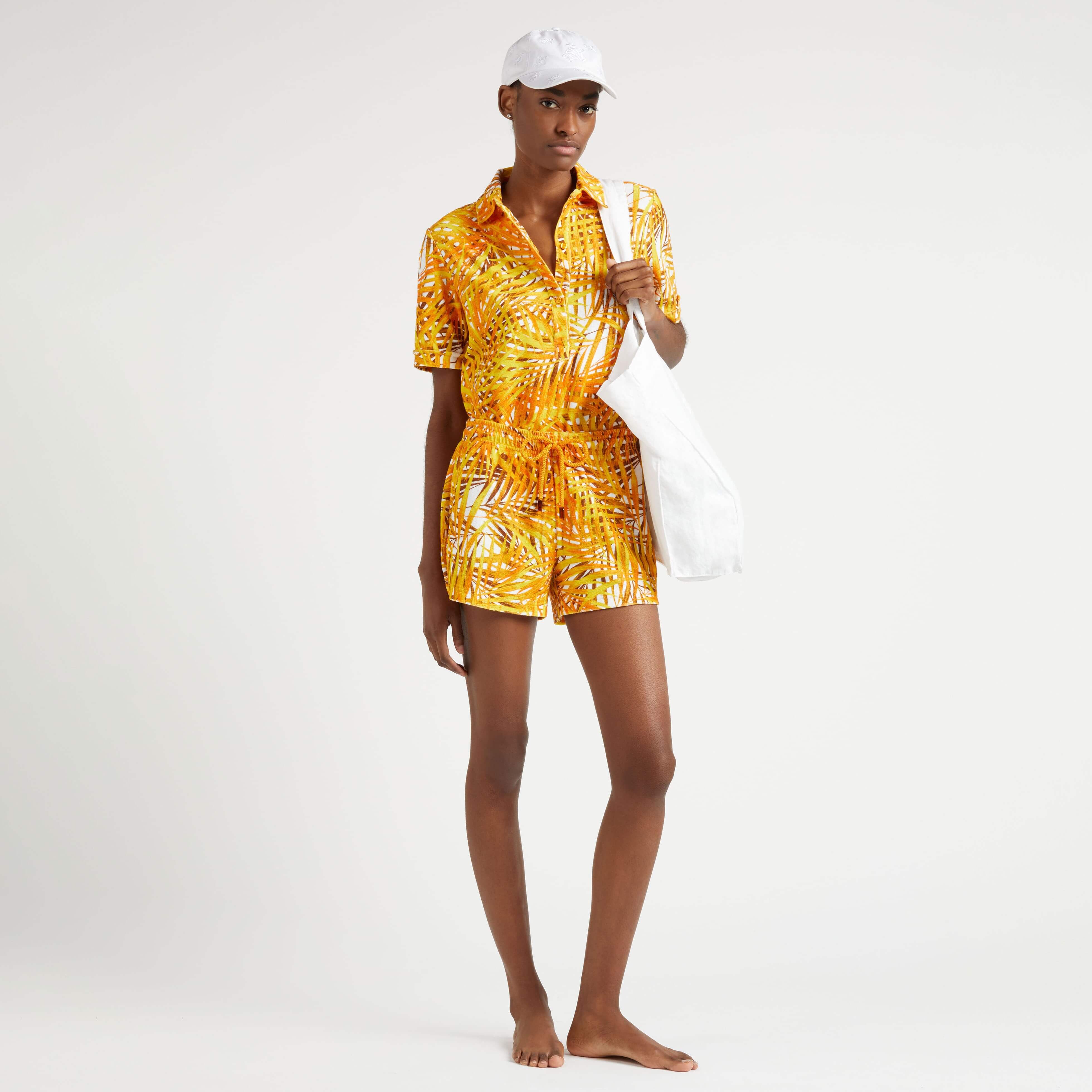 Polo Éponge Femme Palm Leaves | Vêtements Vilebrequin