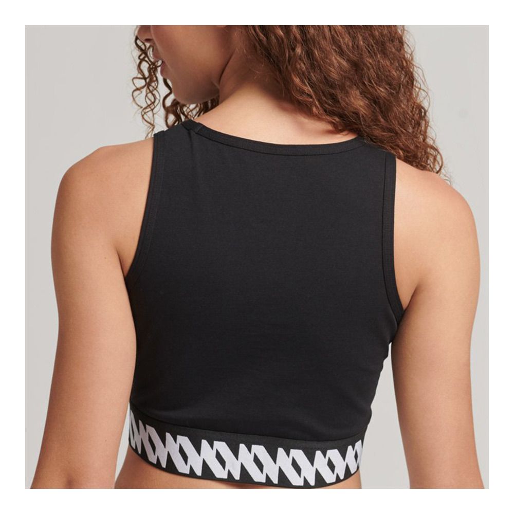 Superdry CODE S LOGO - Brassière Femme black