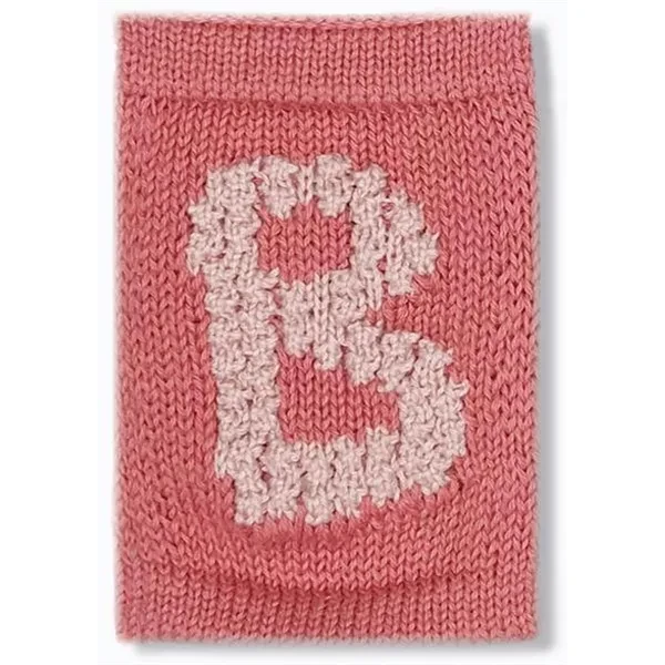 Strikket Bogstav Rose - Smallstuff → Luksusbaby.dk