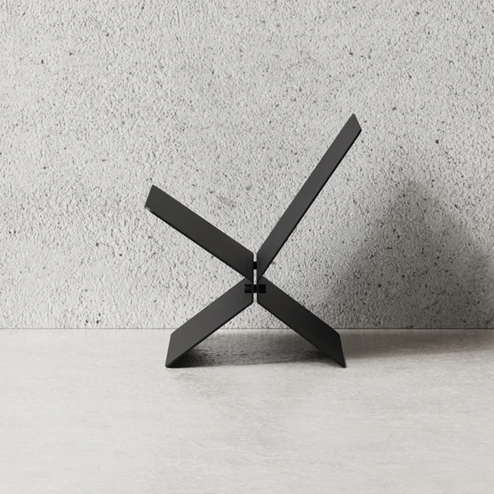 Nichba Design - Magazinständer, schwarz