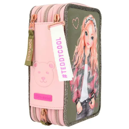 Depesche TOPModel 3-Fach Federtasche Olivgrün Christy