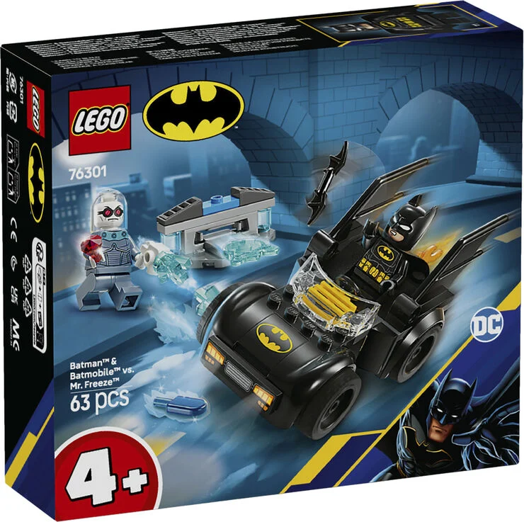 Lego Batman og Batmobile mod Mr Freeze 76301