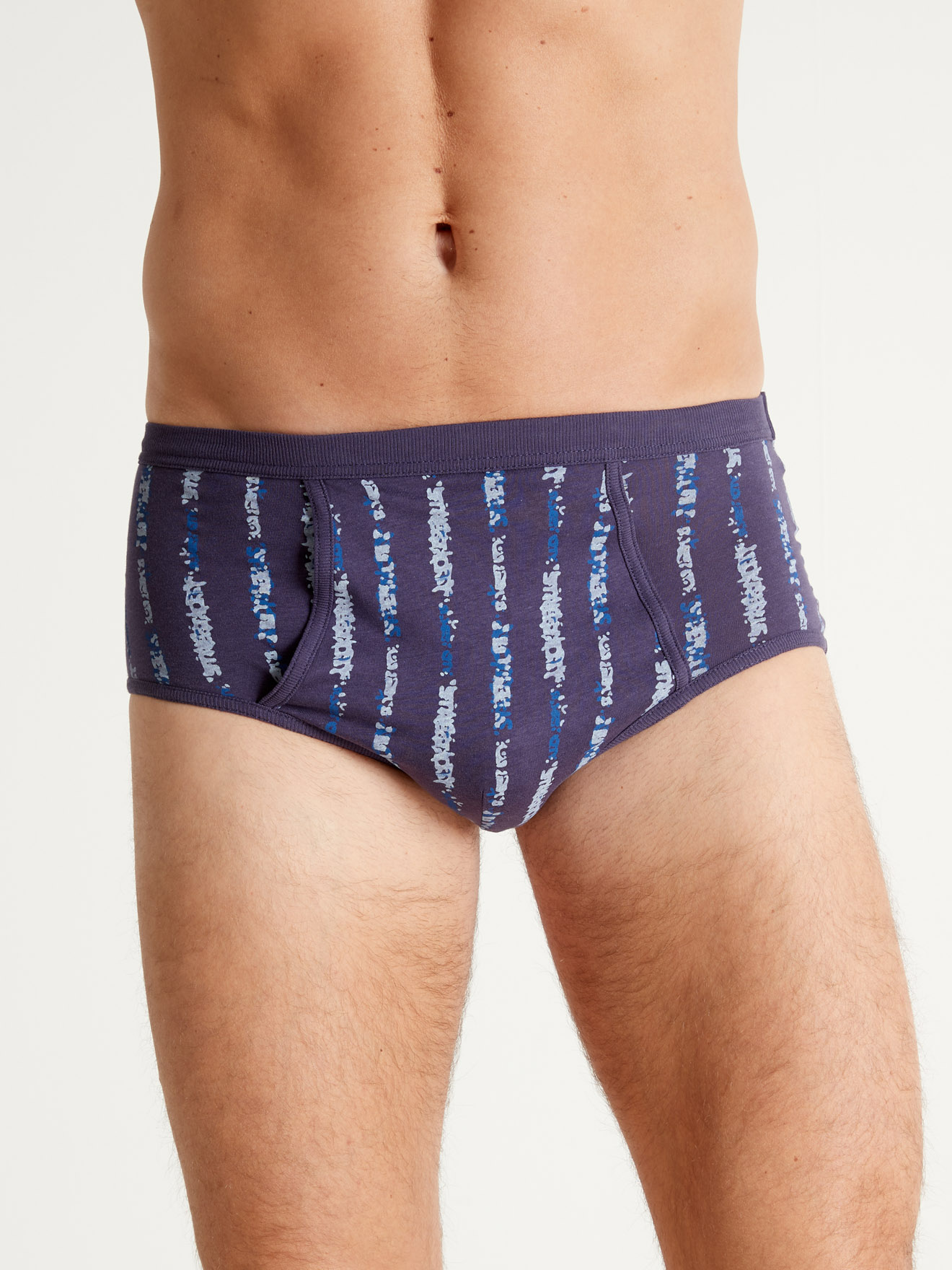 Lot de 4 slips hauts ouverts pur coton