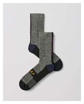 Chaussettes Maap Alt_Road Merino Noir