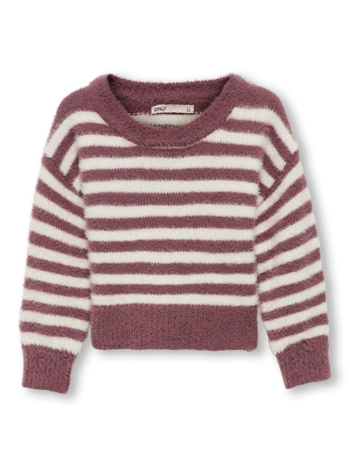 KMGPIUMO Strickpullover Rose Brown