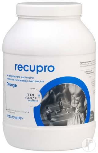 Trisport Pharma Recupro Boisson Récupération Avec Leucine Orange 1,5kg