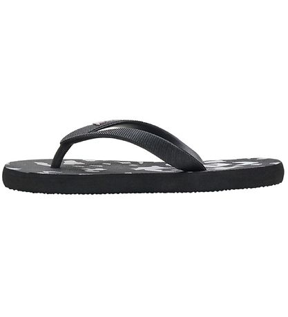Hummel Flipflops - Flip Flop Jr- Schwarz und weiß