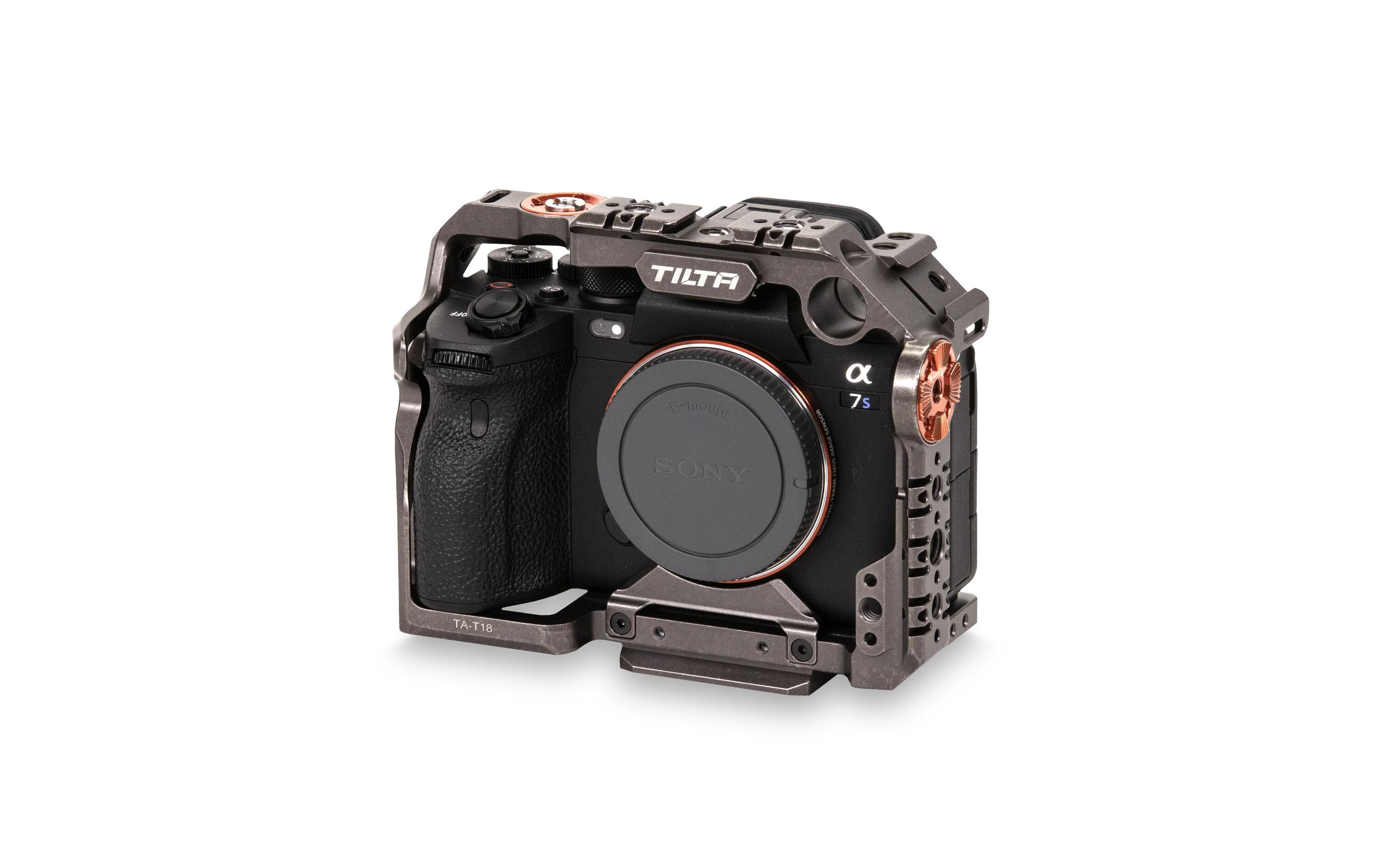 Cage Full Camera Cage für Sony Alpha 7S III Tactical Gray<br>Minimiert Verschleiss und Abnutzung im Laufe der Zeit