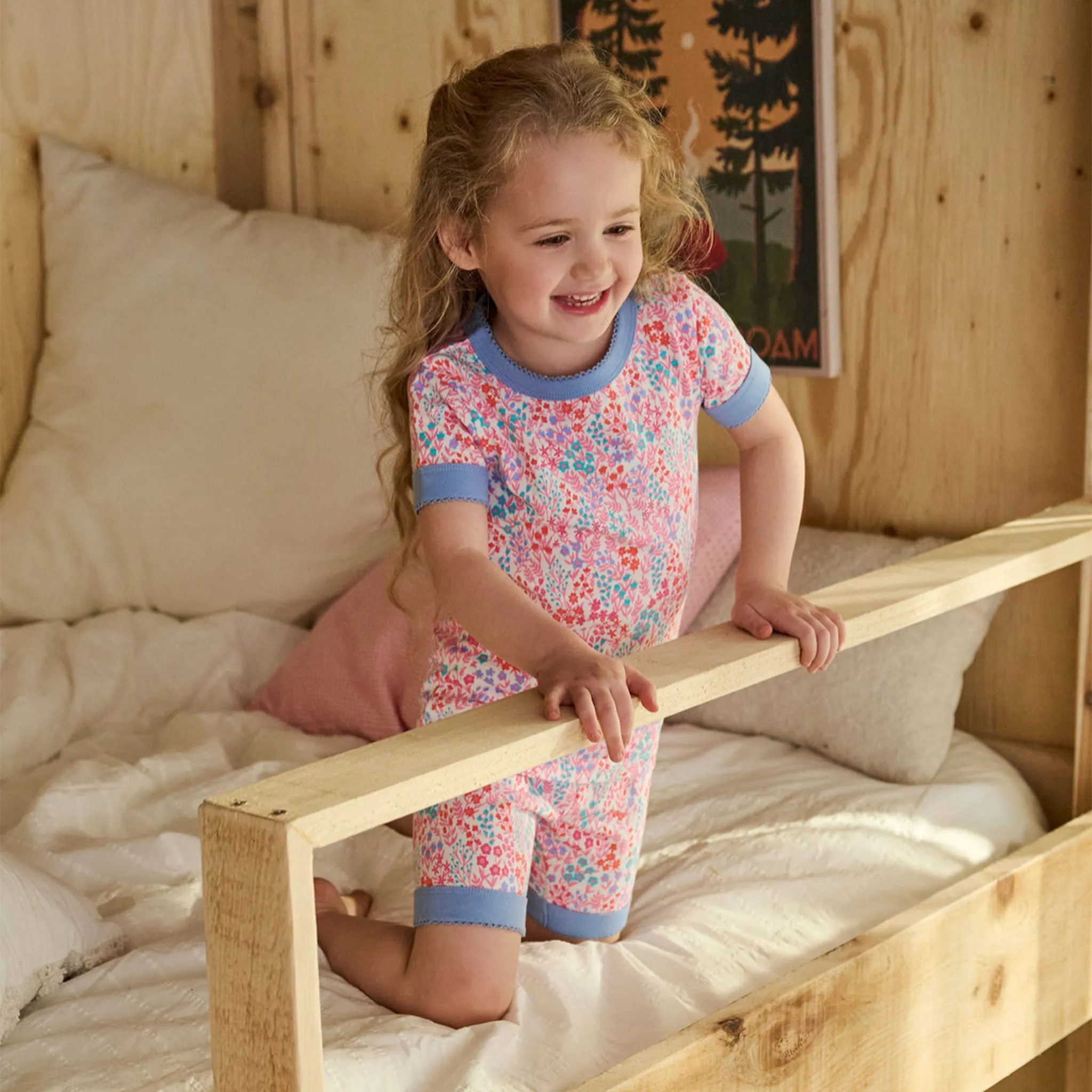 Hatley Pyjama Court Floral 3-10ans