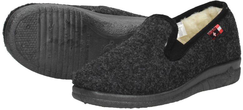Cal Pantoffels Dicht donkergrijs
