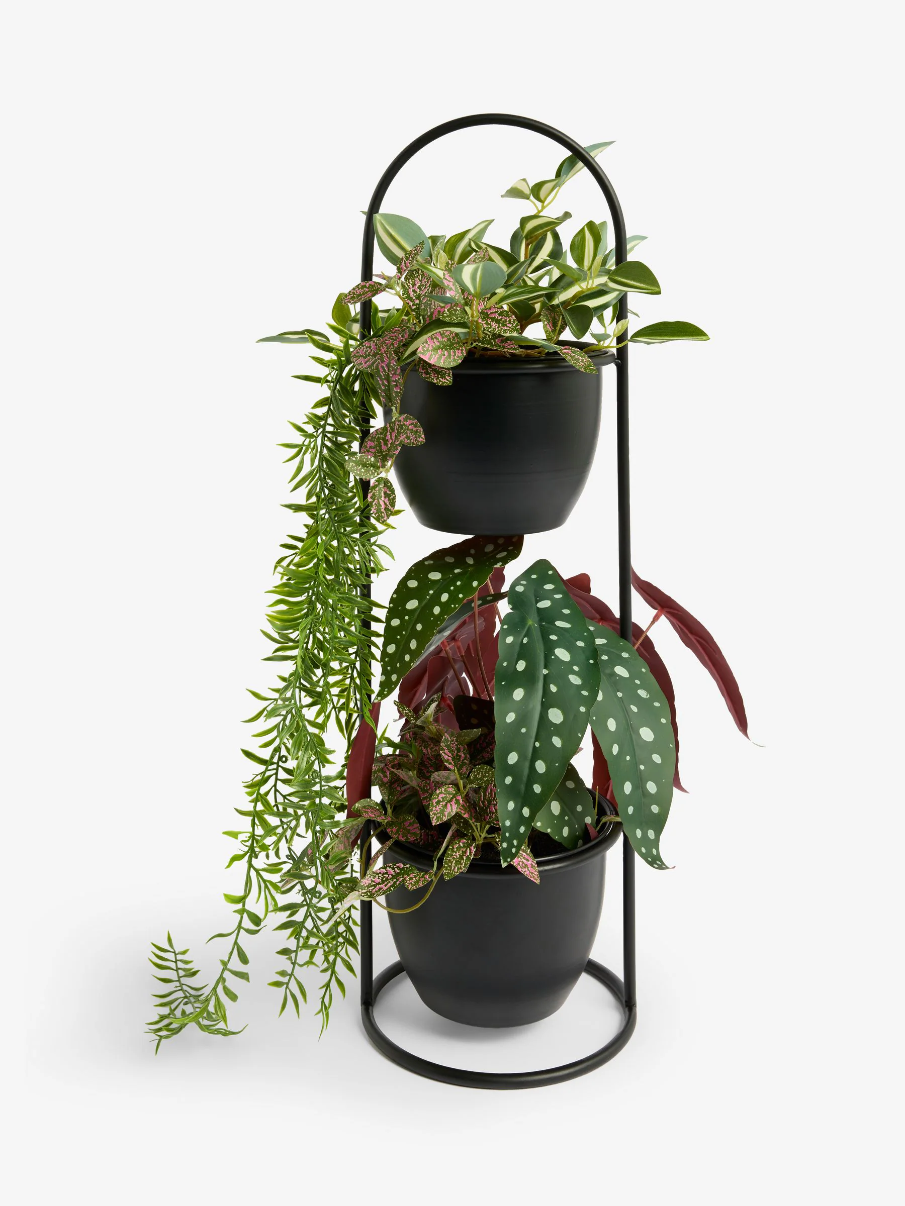 Artificial Plants in Black Bronx Metal Planter