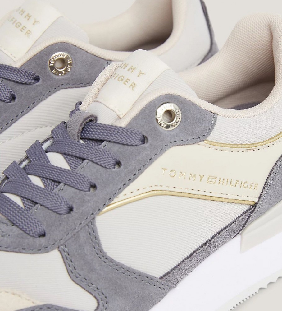 Tênis de corrida Tommy Hilfiger Elevated Medium, cinza
