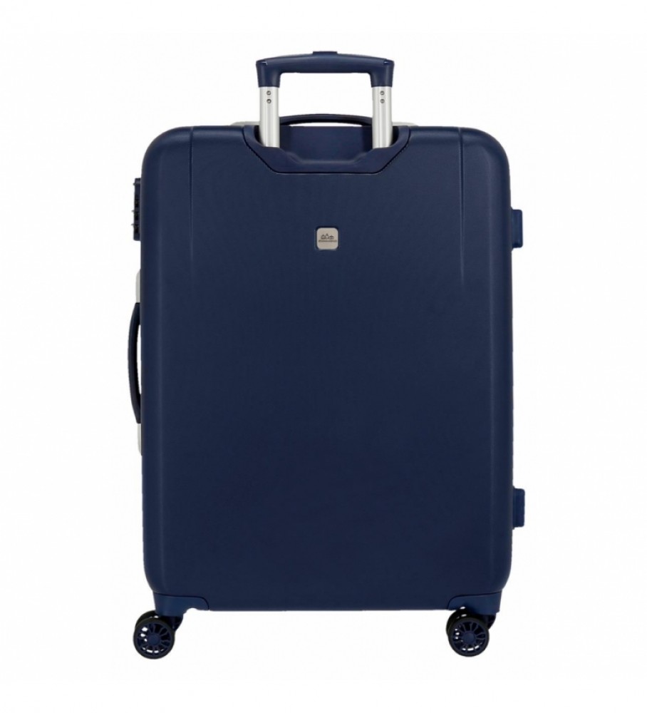 Conjunto de malas rígidas Joumma Bags Capitão América, azul - 68x48x26cm -