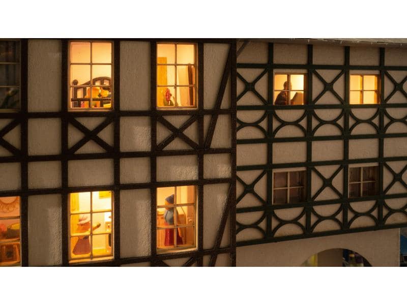NOCH micro-rooms Einfach-LED, Warm-Weiss, 4 Stück LED-Licht für Heimbeleuchtungssysteme und Leuchtkästen