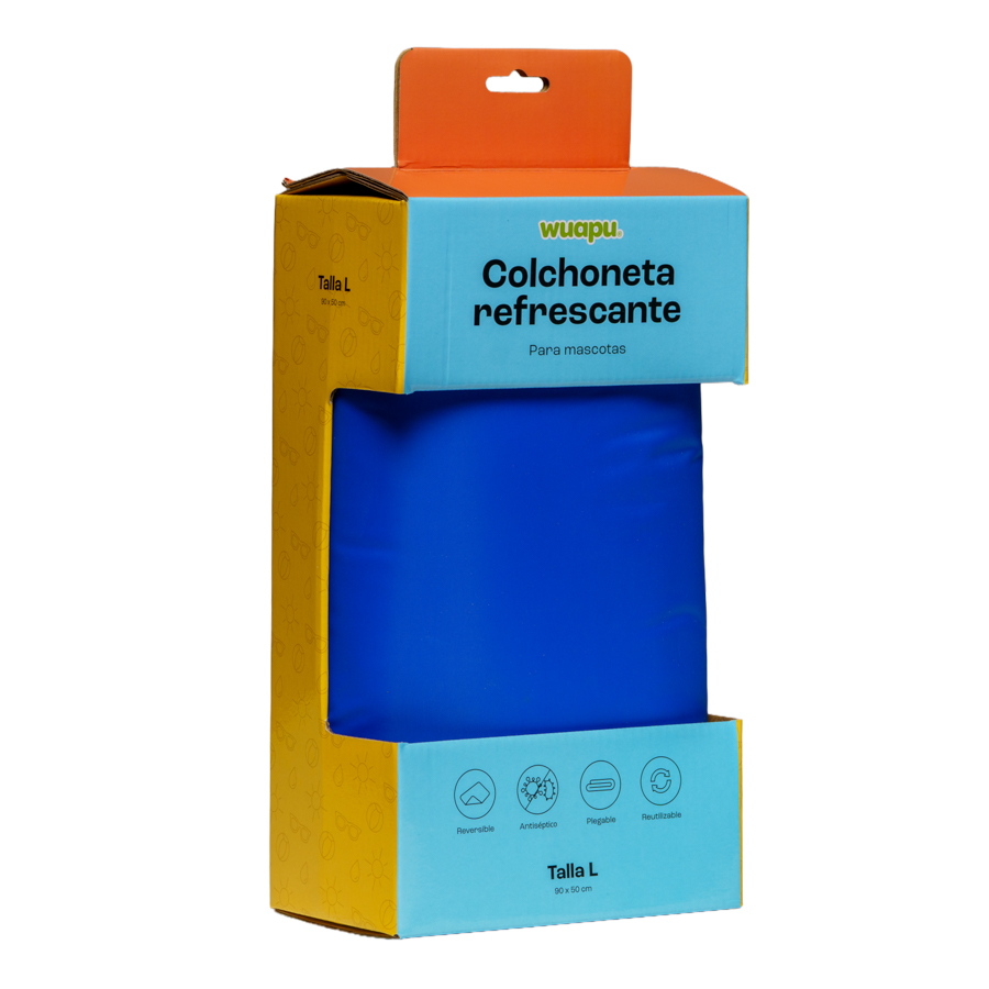 Colchão Wuapu Gel Refresh 100x60 Azul