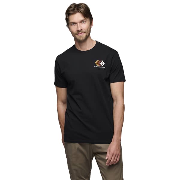 T-shirt escalade BLACK DIAMOND FADED SS TEE BLACK