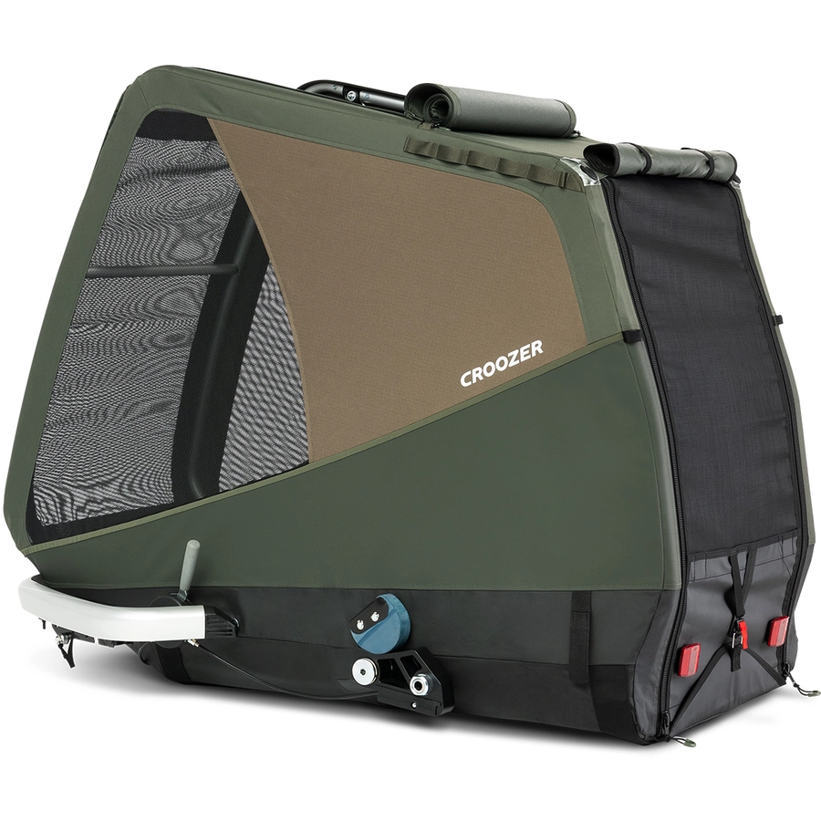 CROOZER Hundefahrradanhänger Dog Tammo Moss green