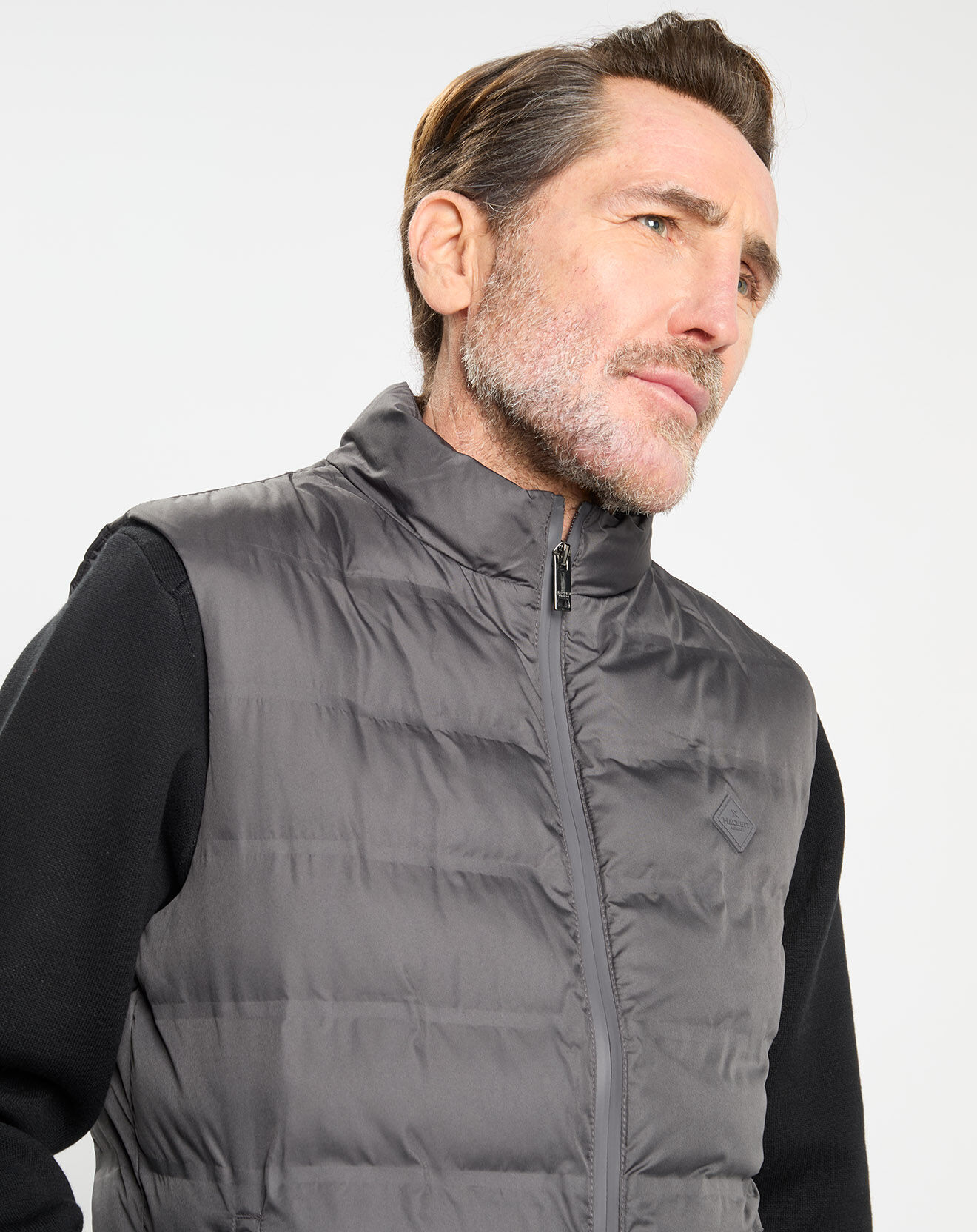 Hackett London Doudoune sans manches gris foncé