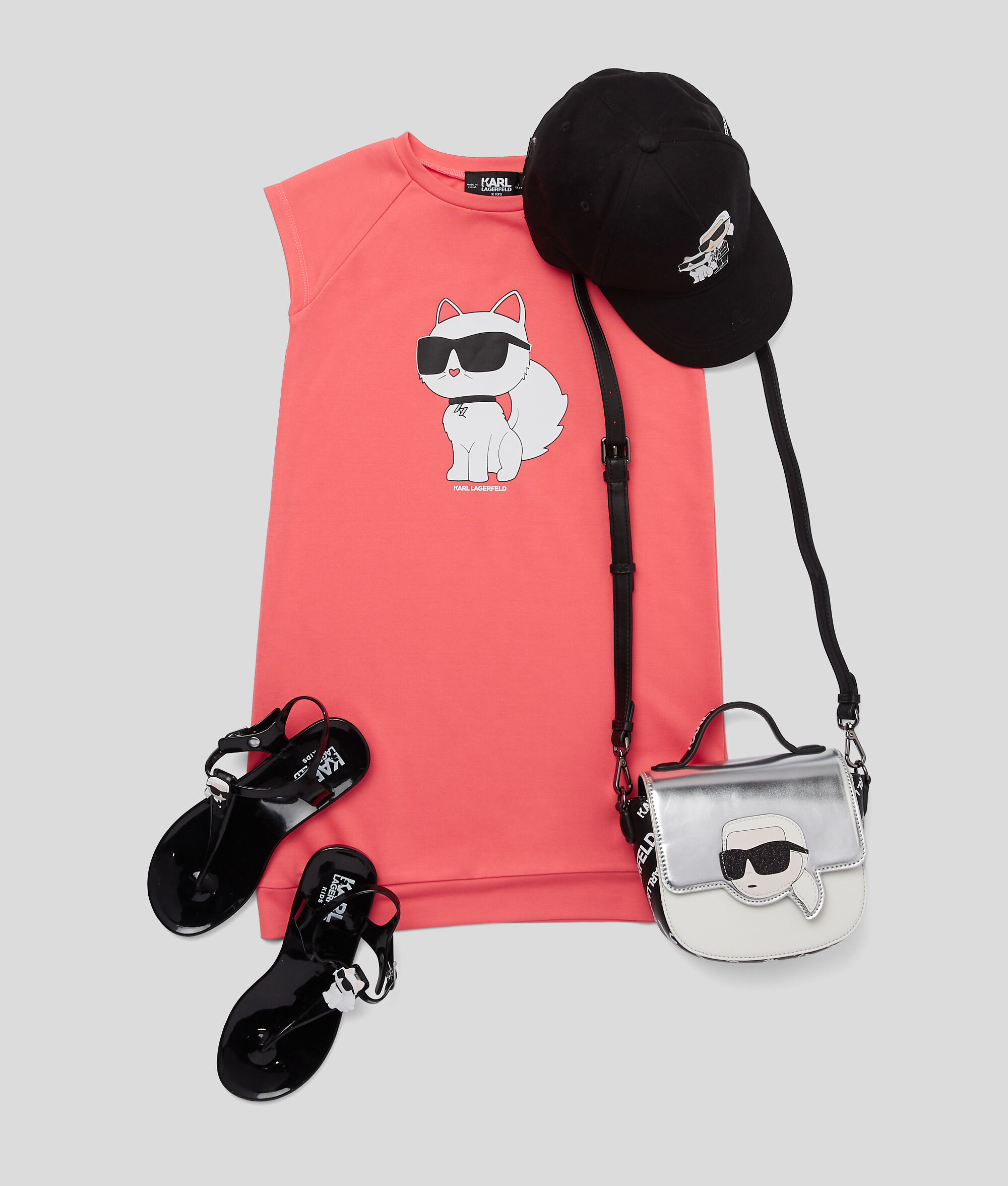 Robe pour fille en jersey sans manches K/Ikonik