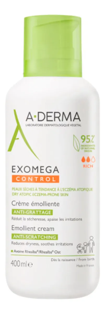 A-Derma Exomega Control Cream - 400 ml.