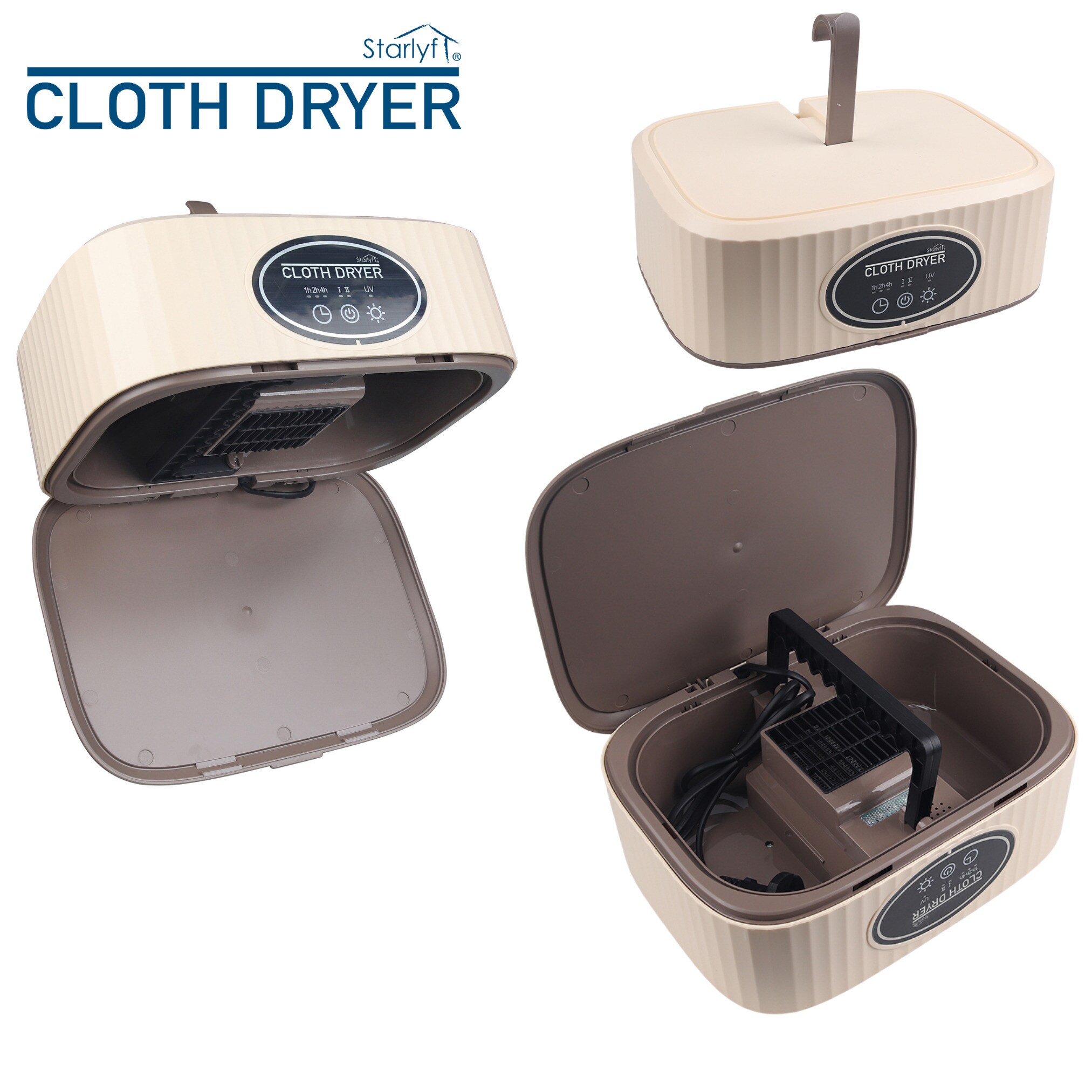 Starlyf® Elektrischer Wäschetrockner, klein und schmal zum Anhängen Cloth Dryer